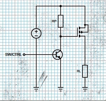 Power MOSFET Load Switch Basic Circuit