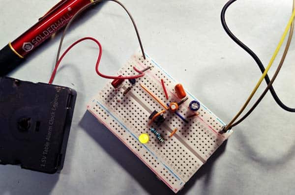 Table Clock Adapter Breadboard Build