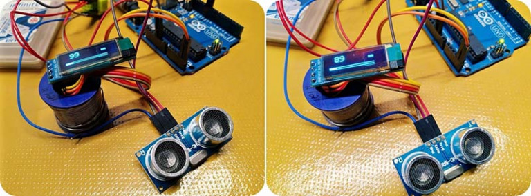 Arduino Portable Ultrasonic Distance Meter - Codrey Electronics