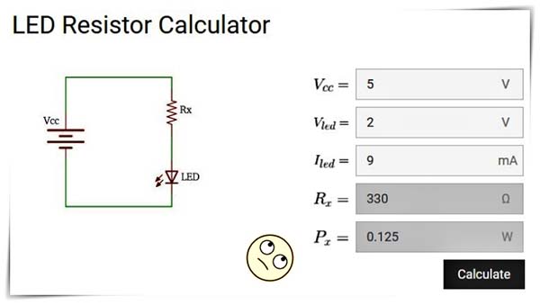 LED Calculator Online