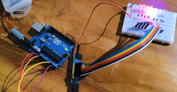 I2C LED Knight Rider