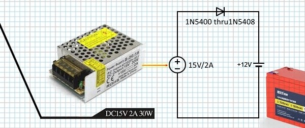 Crude 12V SLAB Charger Sch 1