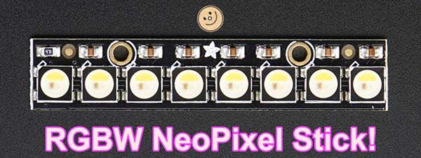 NeoPixel Stick - 8 x 5050 RGBW LEDs