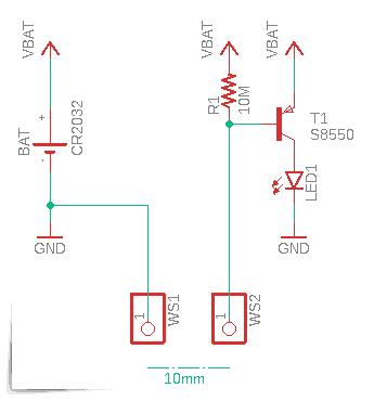 Wet Floor Indicator Schematic