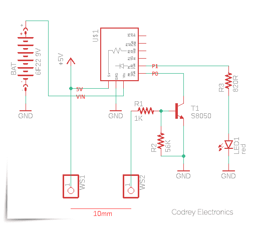 Wet Floor Indicator Schematic v2