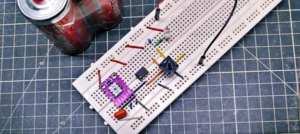 OPT101 LM393 Breadboard