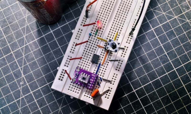 OPT101 LM393 Breadboard