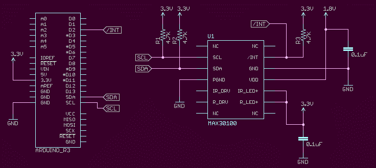 Proposed MAX30100-Uno Schematic