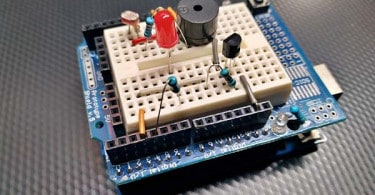 Arduino Optical Theremin Breadboard