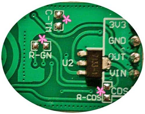 RCWL-0516 Solder Pads