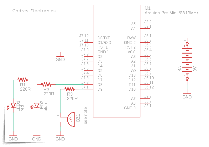 Toy Car Signal Light Schematic