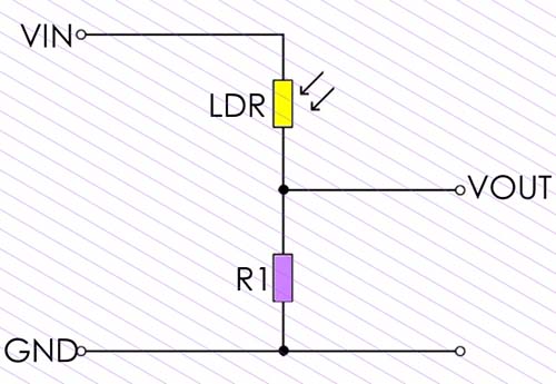 LDR PD Circuit