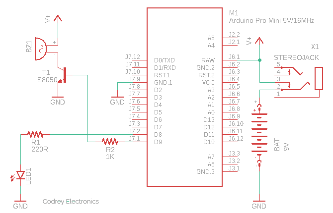 Pull-Pin Alarm Schematic