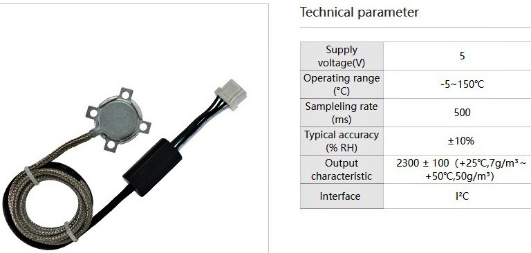 AHS01IB steam sensor specification