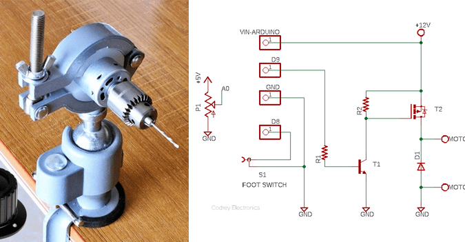 Mini PCB Drill Speed Controller