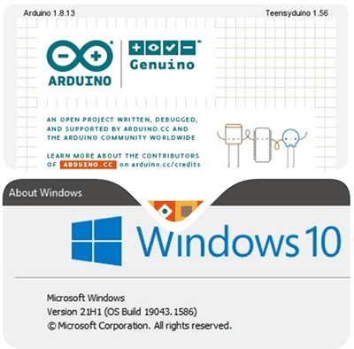 Arduino IDE and OS Info
