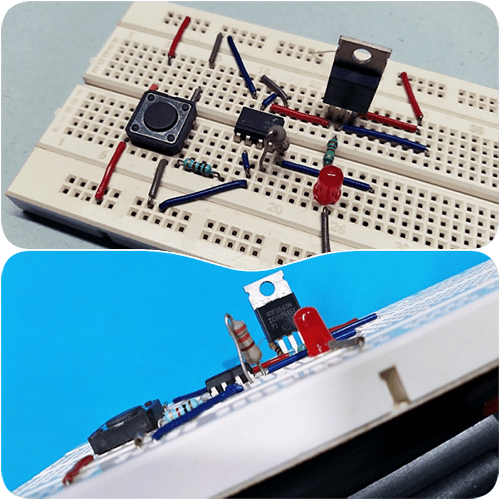 Auto Shutdown Breadboard Version