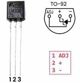 LM336Z5 Pinout LM336Z5 Pinout