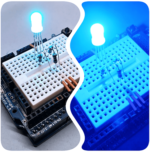 RGB CA LED Uno Crossfade Collage