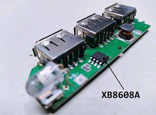 XB8608A in PCB