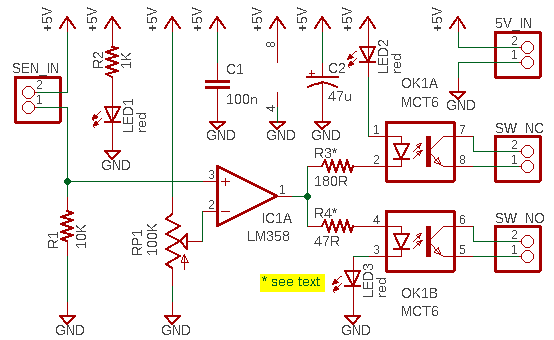 LM358 VT-SSW Schematic