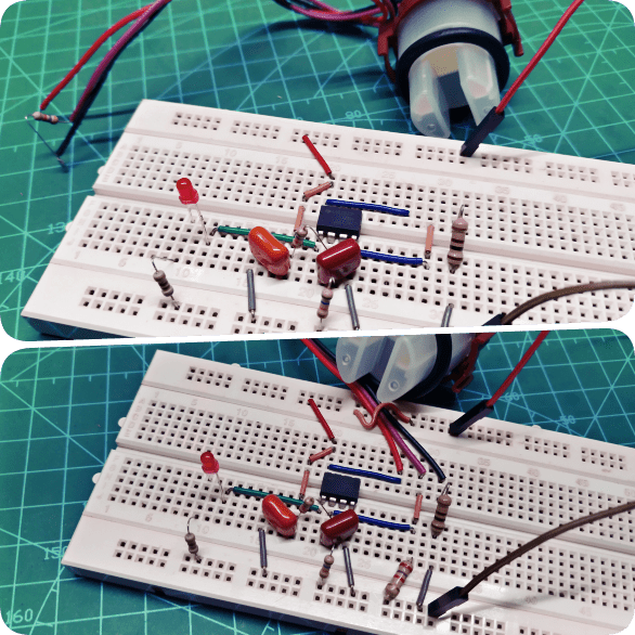 Muddy Water Detector Breadboard Test