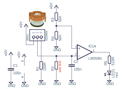 Muddy Water Detector Schematic