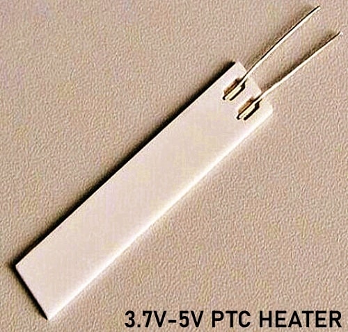 3V7 to 5V PTC Heater
