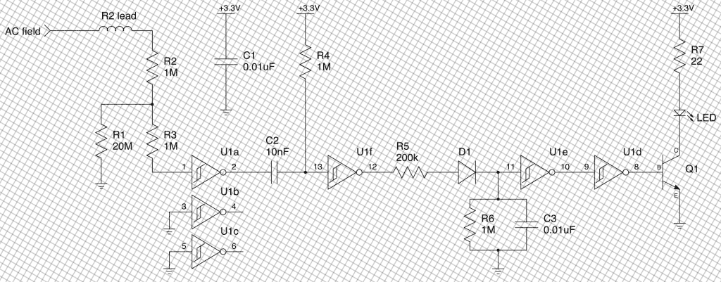 NCV Tester Schematic