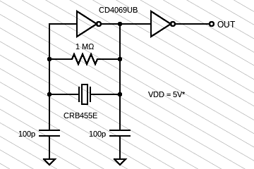 455kHz Oscillator Schematic