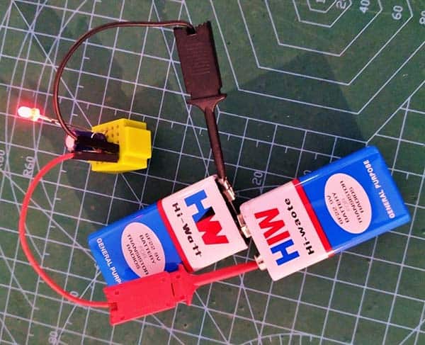 9V Battery 18VDC