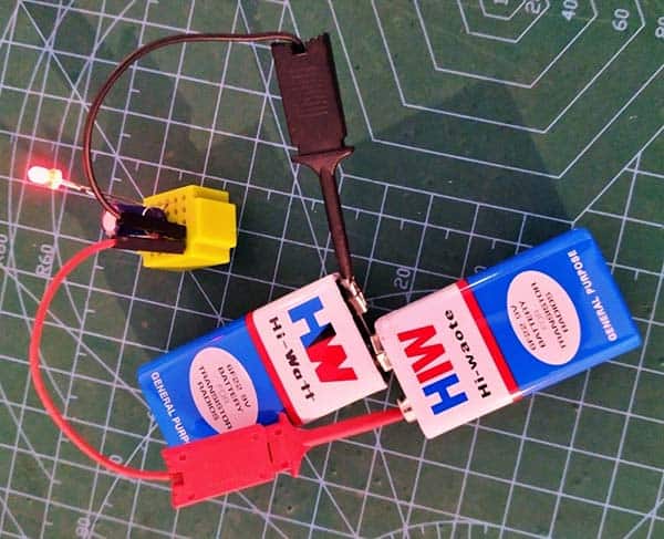 thumbnail image 2 of Pre-Wired 9V Blue LED Light – 6 Inch Leads With Battery Snap (Constant On) Great For Halloween Projects 2 of 5