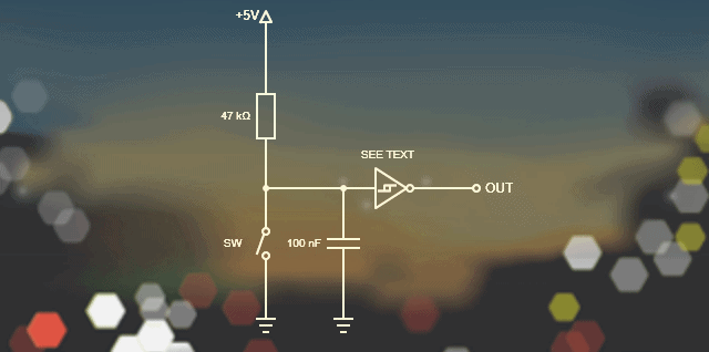 Debouncer TTL-CMOS Schematic