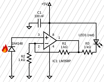 LM358-1N4148 Schematic