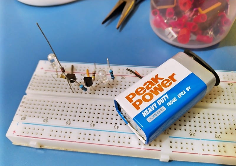 Hyper LED Breadboard Battery