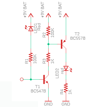 Hyper LED Switch Schematic