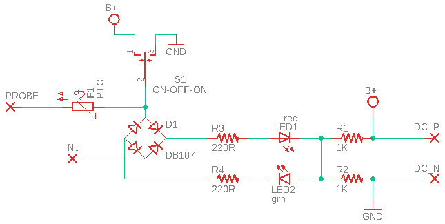 Car Power Probe Schematic