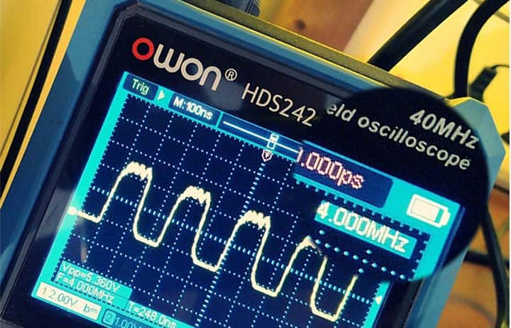 4MHz Scope crystal oscillator