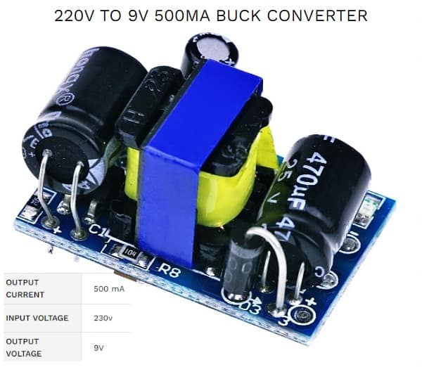 9V 500mA SMPS Module