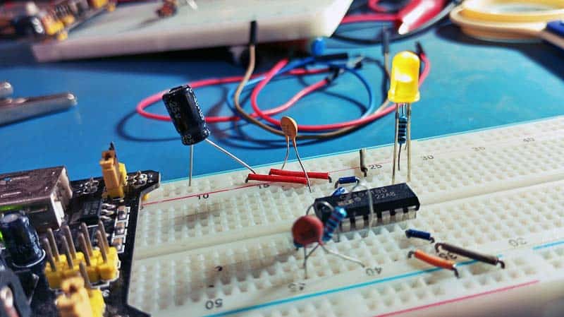 CD4541 Cyclic Timer Prototype