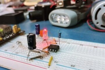 Mercury Tilt Switch Module Breadboard OFF