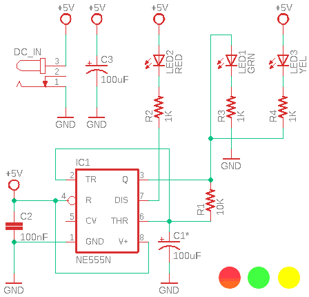 LED Marker Light Schematic