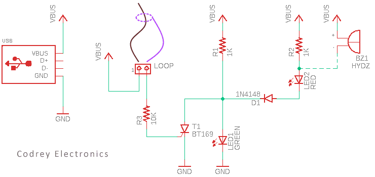 Steady Hand Tester Schematic