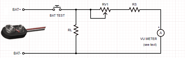 9V BAT Tester Schematic