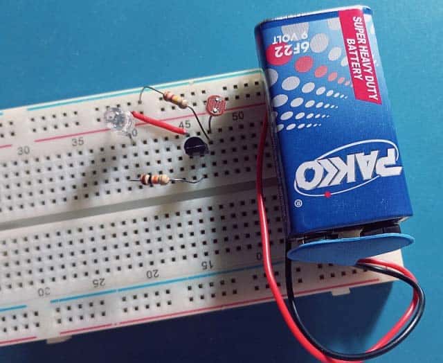 Toilet Bowl Night Light Breadboard