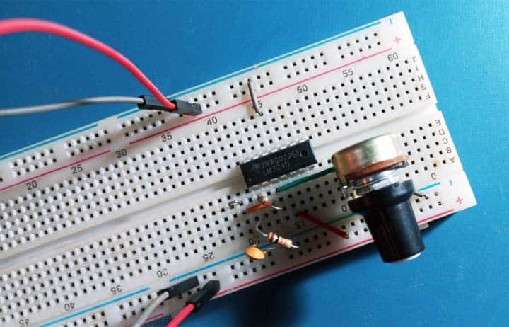 LM324 Triangle Wave Gen Breadboard