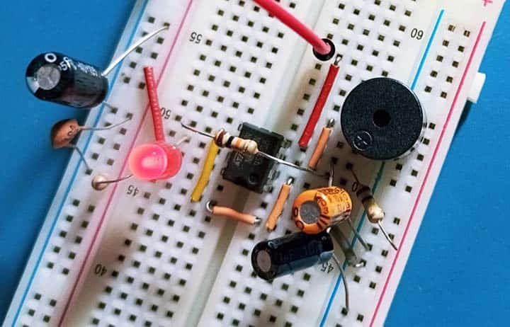 Mini Alarm Loop Breadboard Test