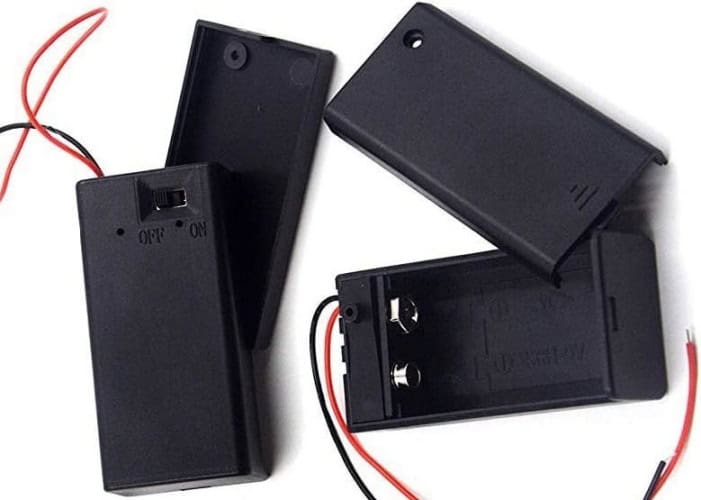 9V Battery Holder Box with Switch