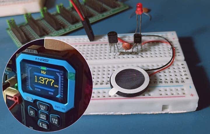 Midget Tone Generator Breadboard Test