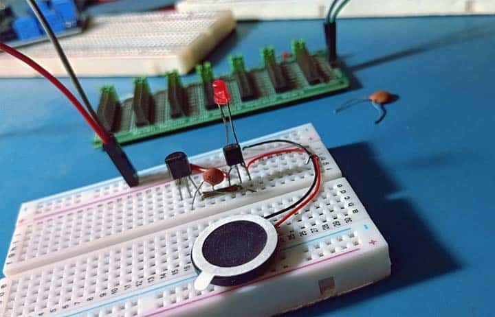Midget Tone Generator Breadboard